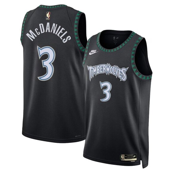 Other - Mens Jaden McDaniels Black Jersey